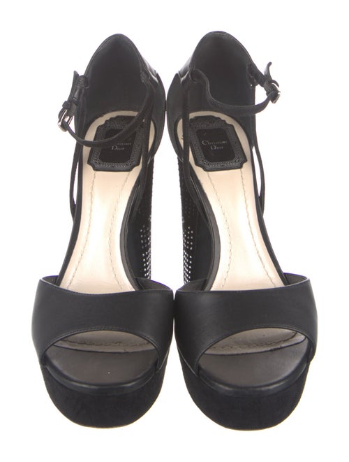 Christian Dior Leather Studded Accents Sandals