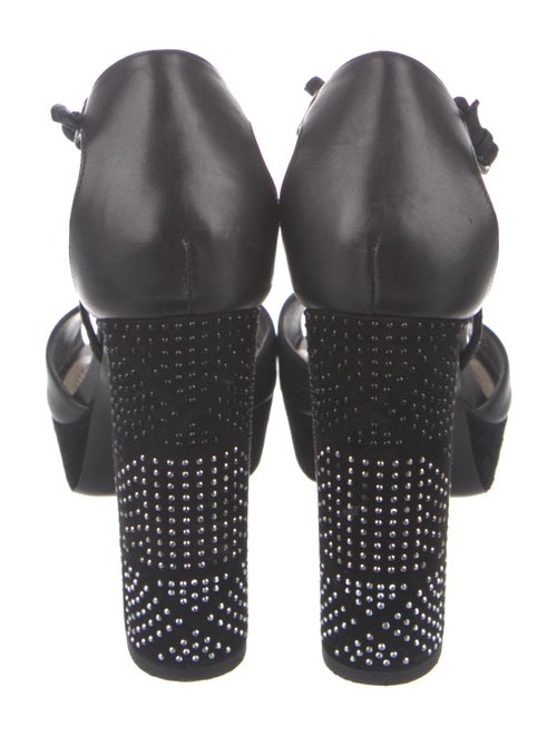 Christian Dior Leather Studded Accents Sandals