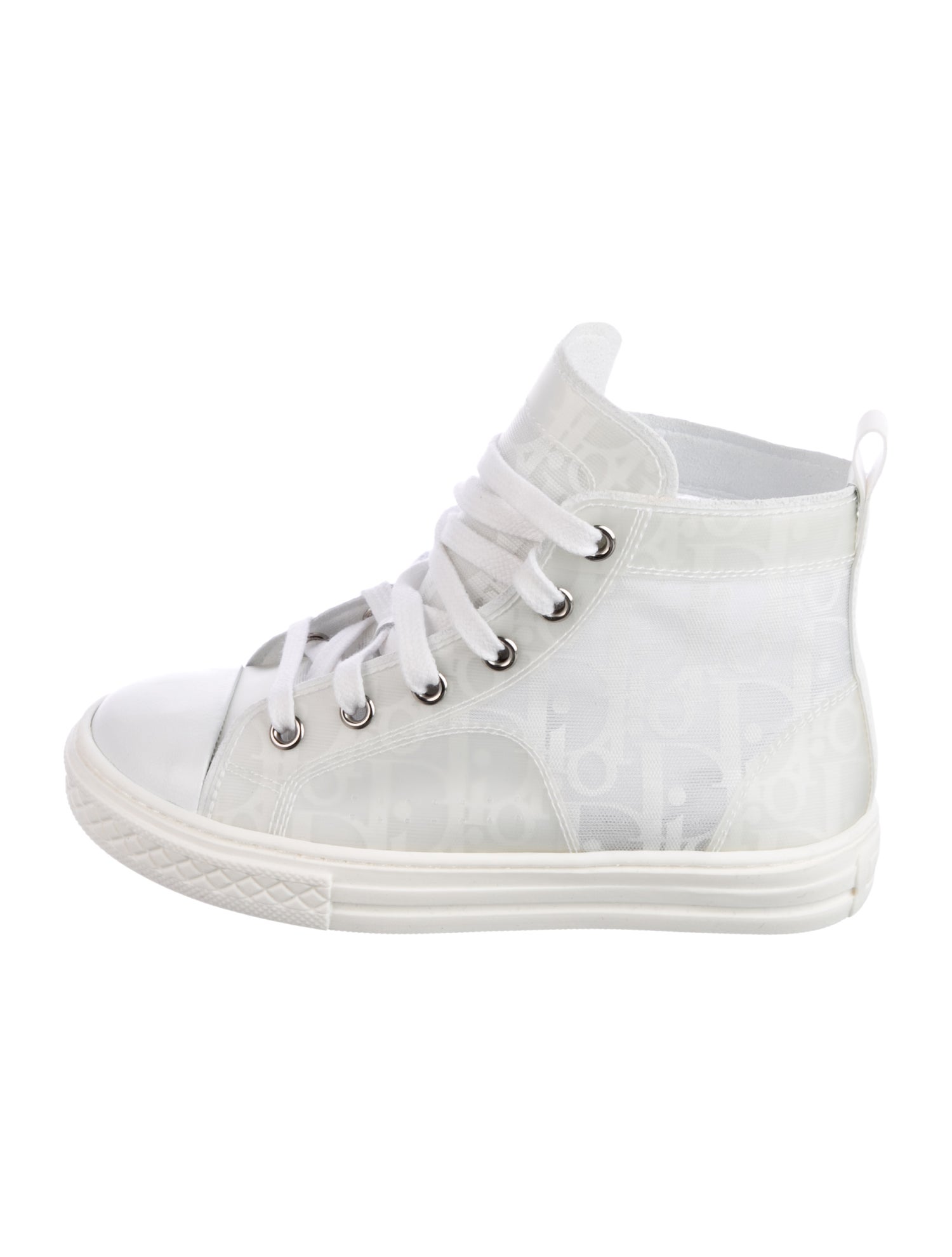 Christian Dior Printed High Top Sneakers