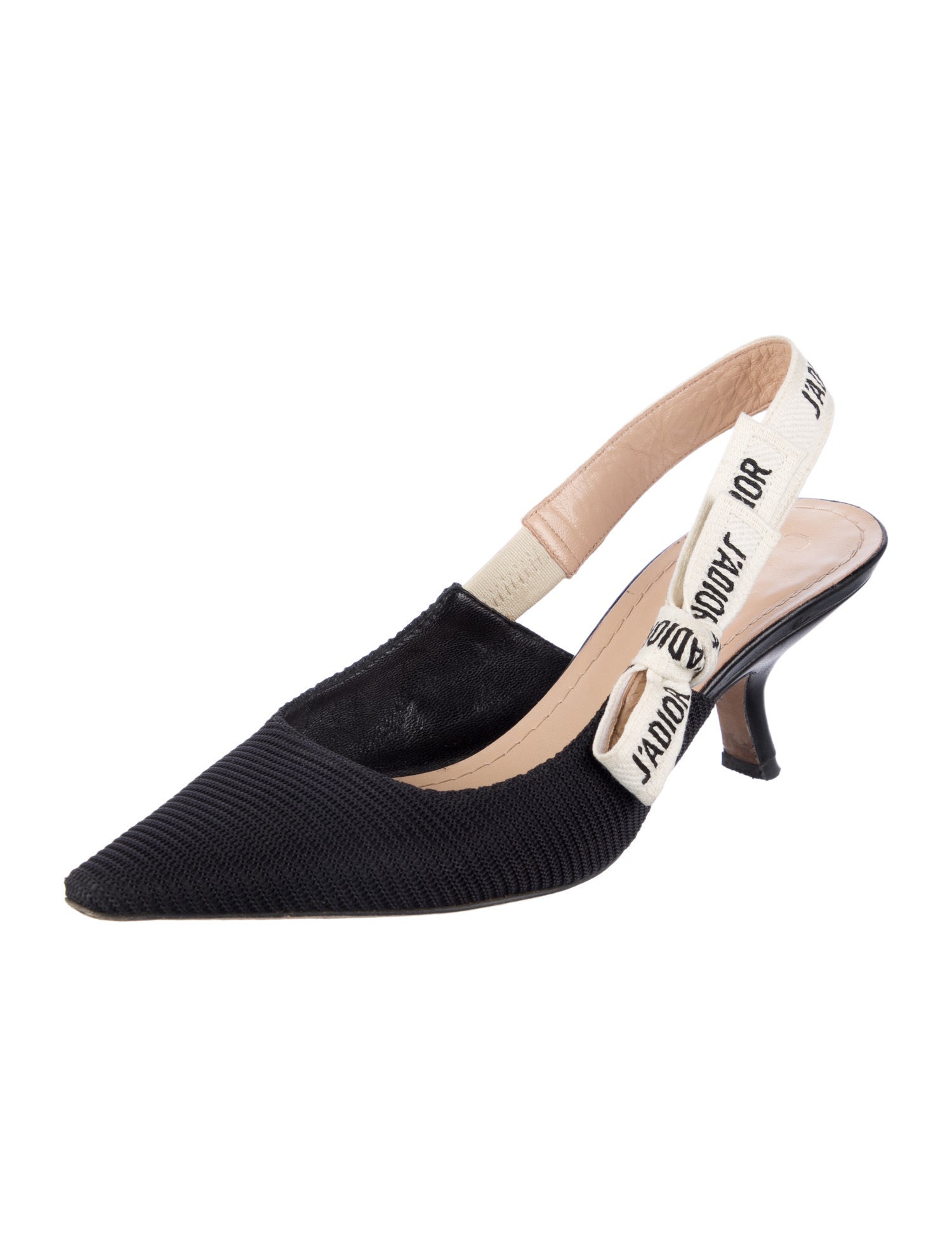 Christian Dior Printed Slingback Pumps