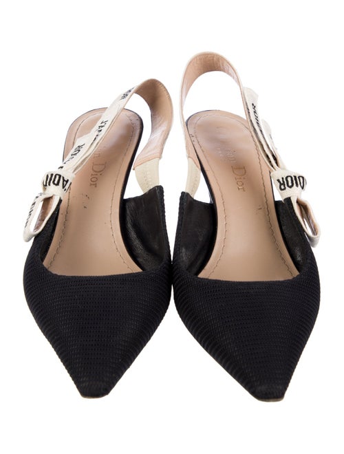 Christian Dior Printed Slingback Pumps