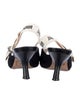 Christian Dior Printed Slingback Pumps