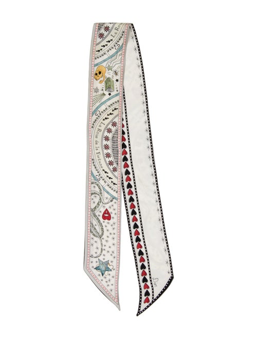 Christian Dior La Roue De La Fortune Silk Stole