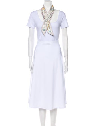 Christian Dior La Roue De La Fortune Silk Stole