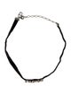 Christian Dior Velvet & Crystal J'Adior Choker Necklace