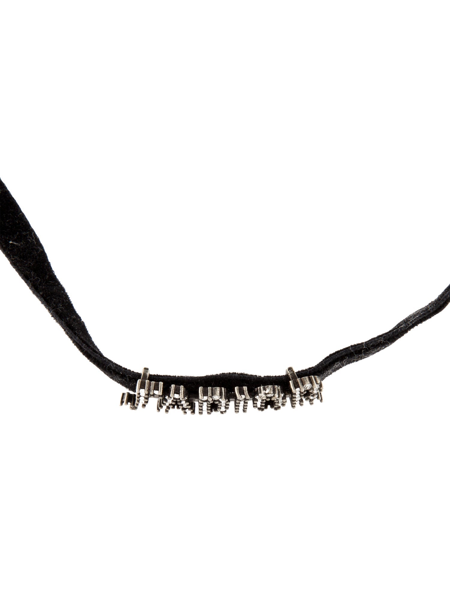 Christian Dior Velvet & Crystal J'Adior Choker Necklace