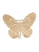 Christian Dior Faux Pearl Butterfly Brooch