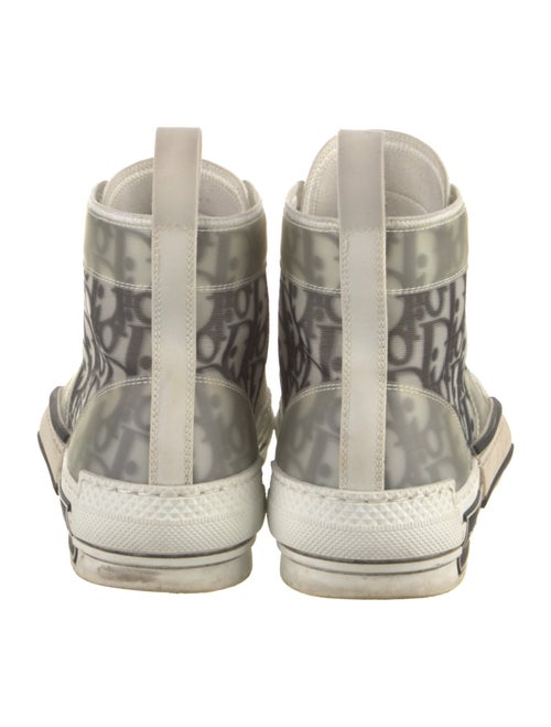 Christian Dior Oblique Jacquard Nylon Lace-Up Boots