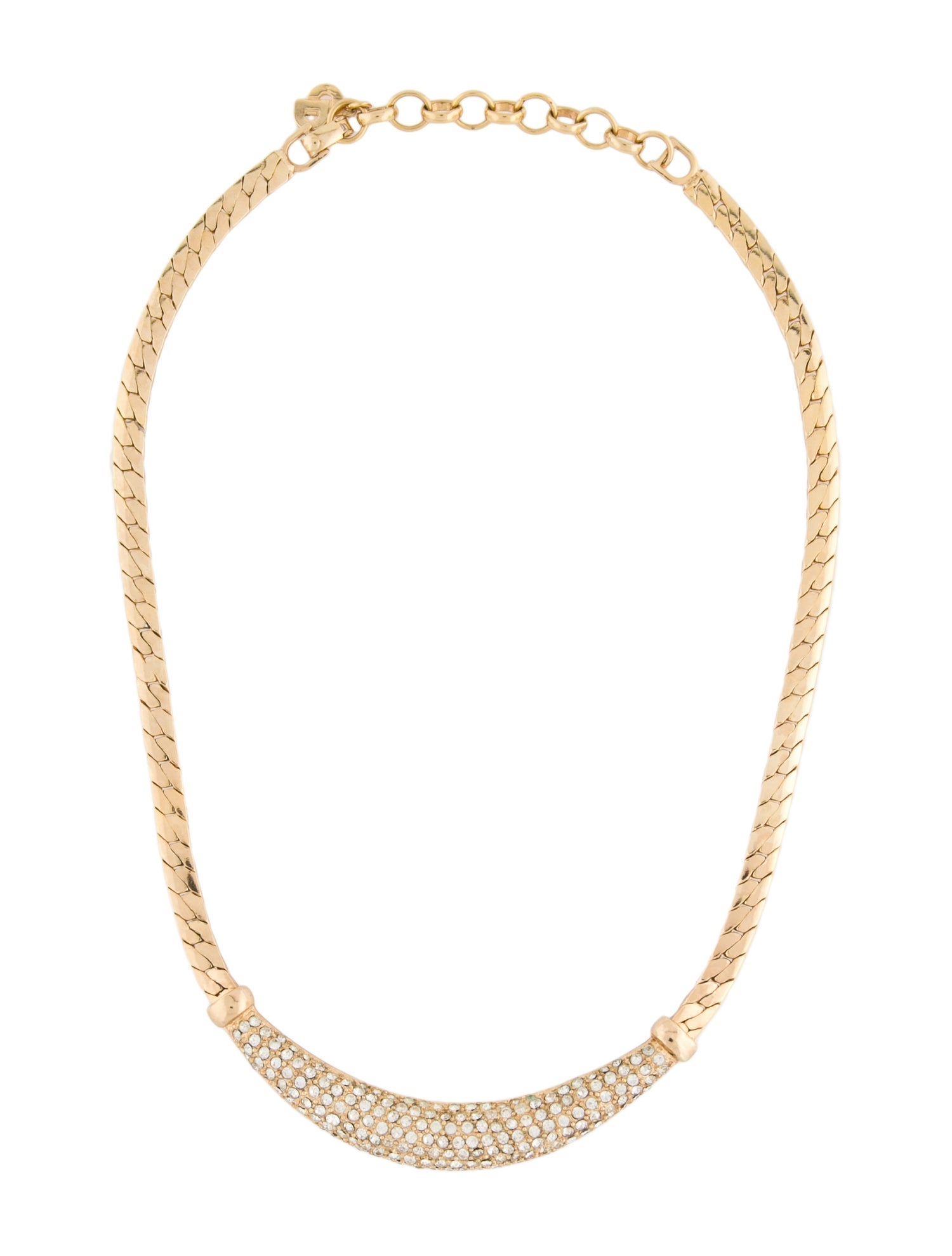 Christian Dior Vintage Crystal Collar Necklace