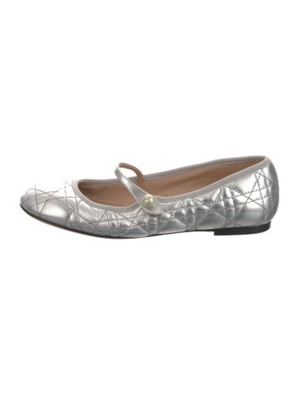 Christian Dior Leather Mary Jane Flats