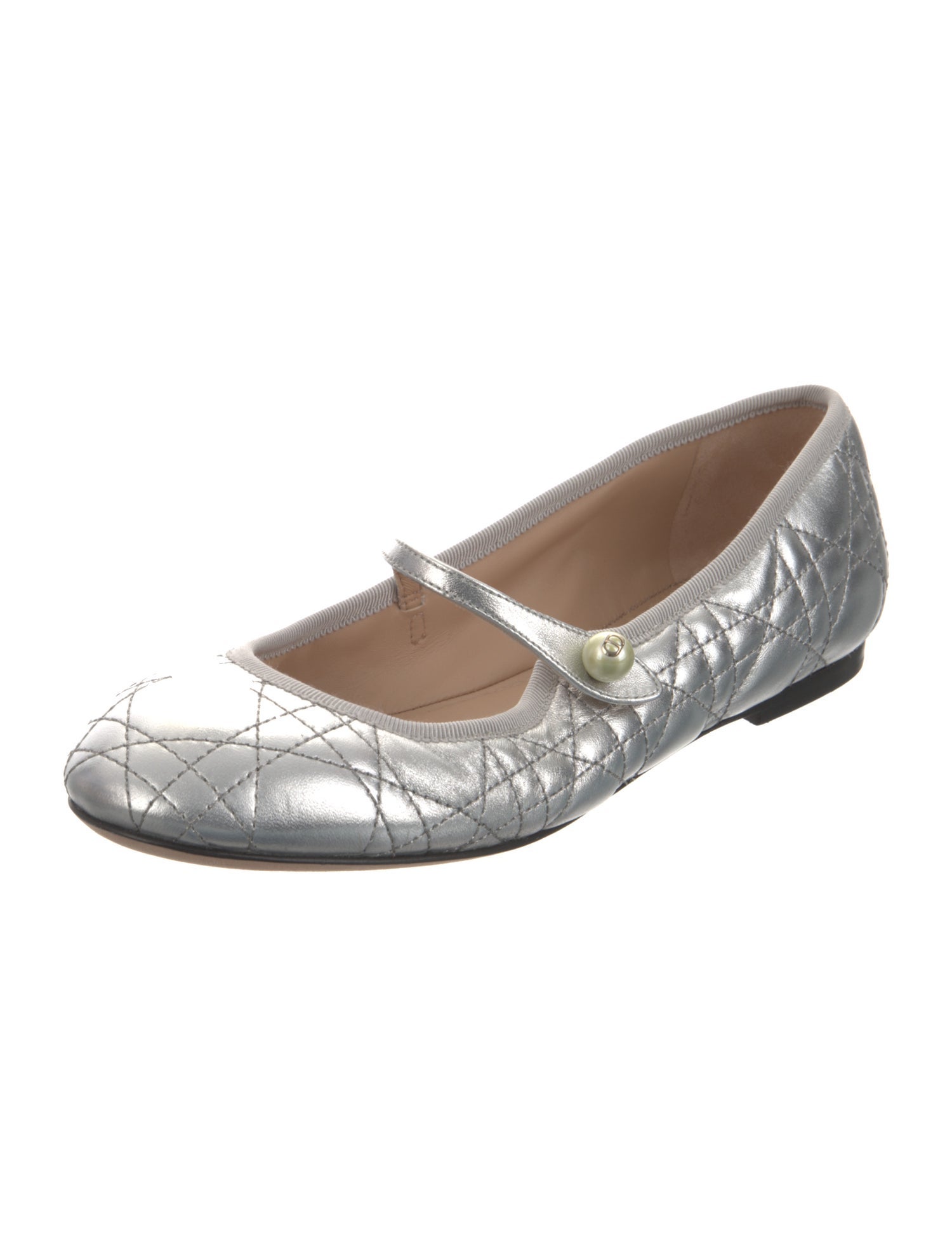 Christian Dior Leather Mary Jane Flats