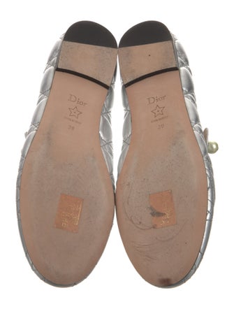 Christian Dior Leather Mary Jane Flats