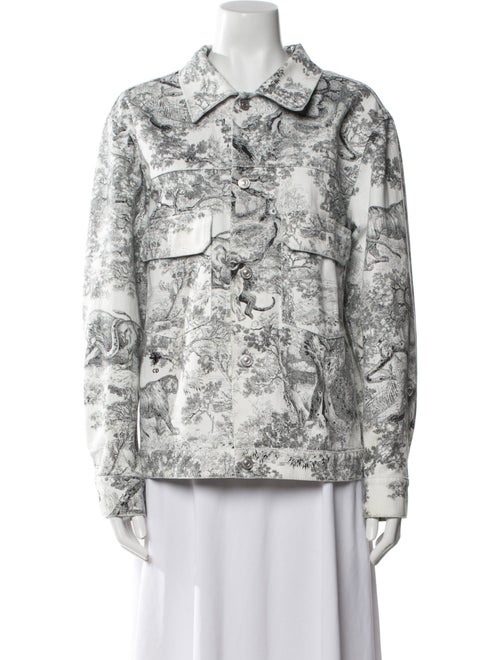 Christian Dior Floral Print Evening Jacket