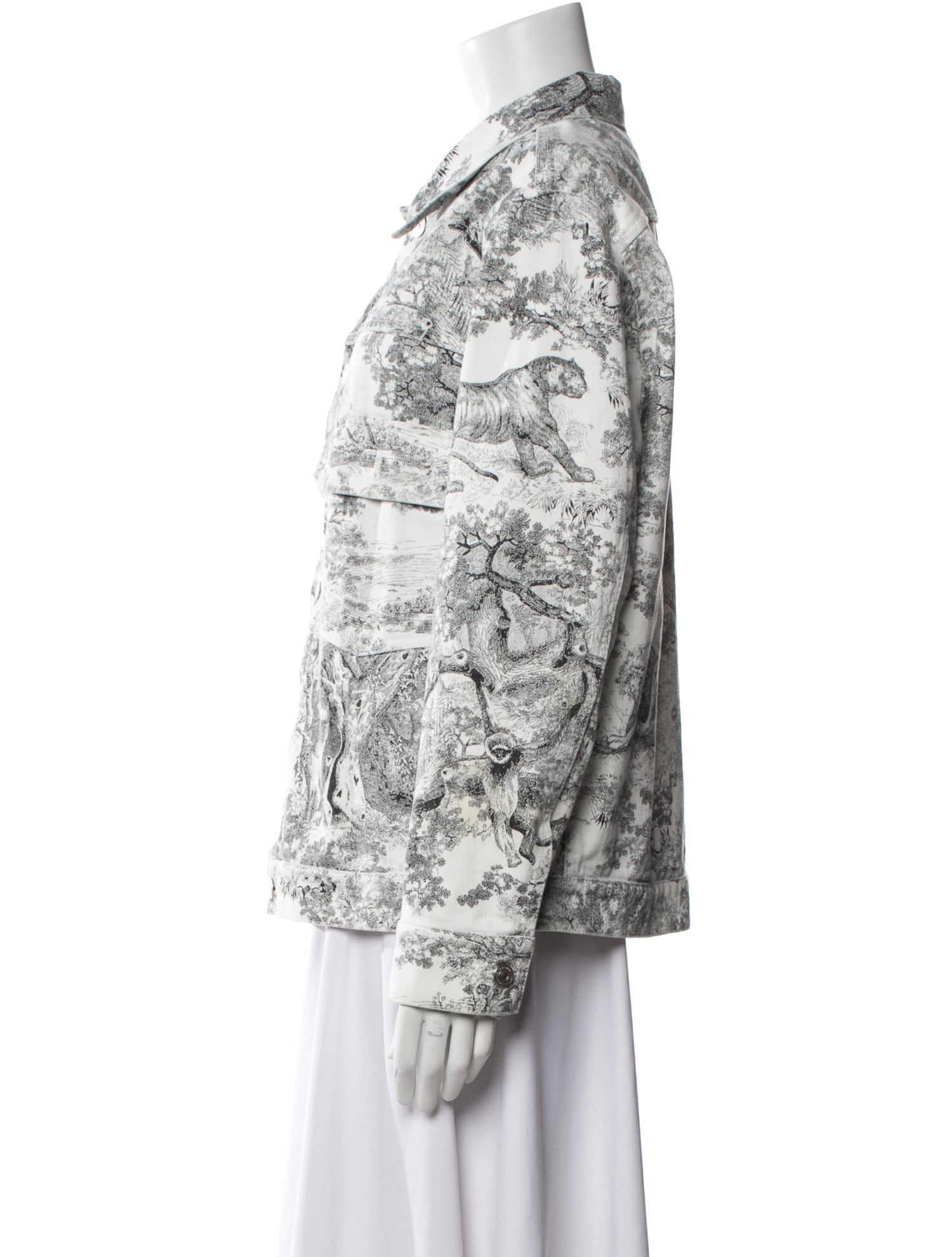 Christian Dior Floral Print Evening Jacket