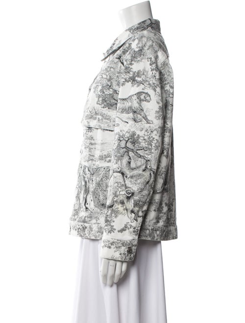 Christian Dior Floral Print Evening Jacket