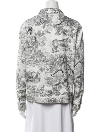 Christian Dior Floral Print Evening Jacket