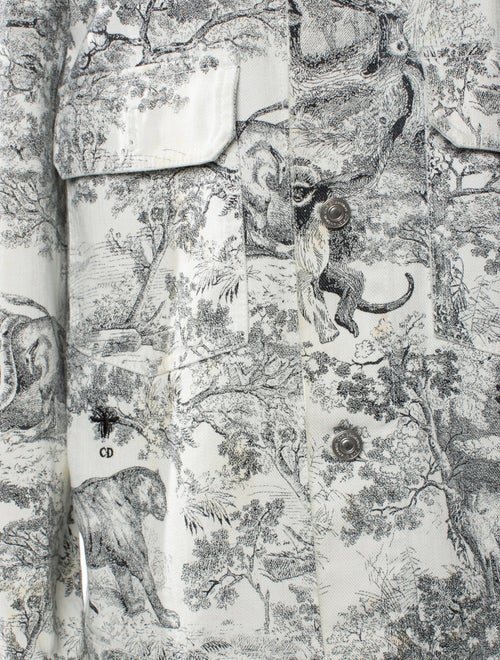 Christian Dior Floral Print Evening Jacket