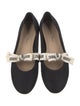 Christian Dior Bow Accents Mary Jane Flats