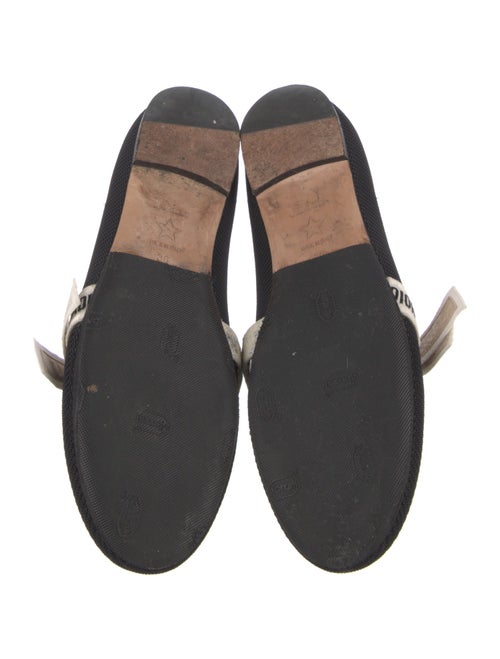 Christian Dior Bow Accents Mary Jane Flats