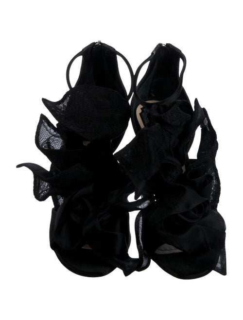 Christian Dior Glitter Glitter Accents Sandals