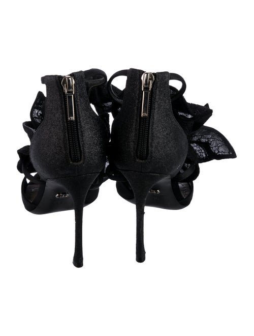 Christian Dior Glitter Glitter Accents Sandals