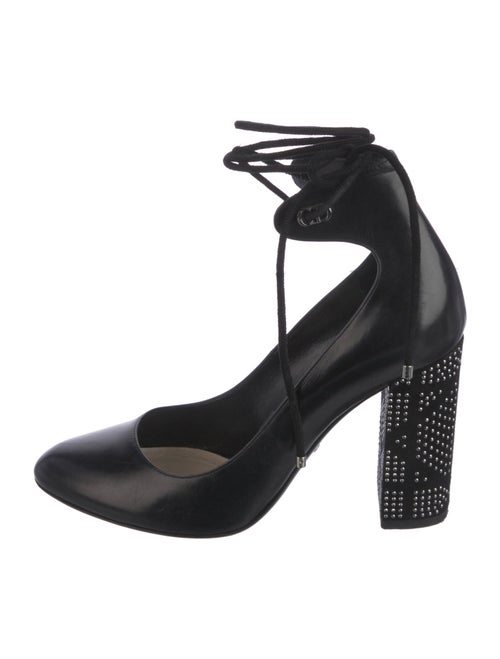 Christian Dior Leather Studded Accents Pumps