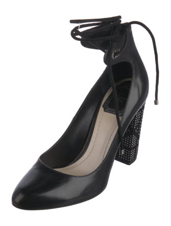 Christian Dior Leather Studded Accents Pumps