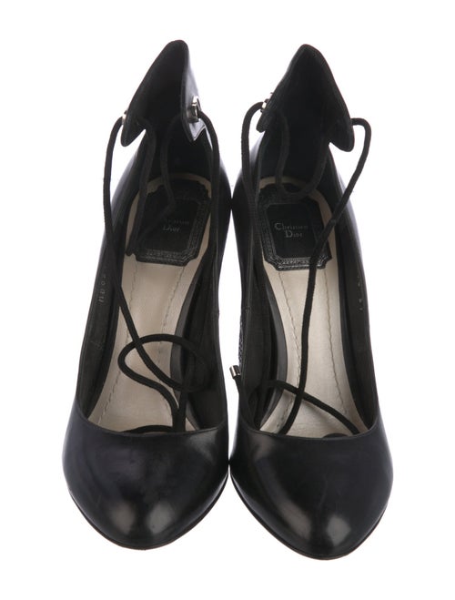 Christian Dior Leather Studded Accents Pumps