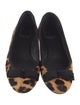 Christian Dior Ponyhair Animal Print Flats