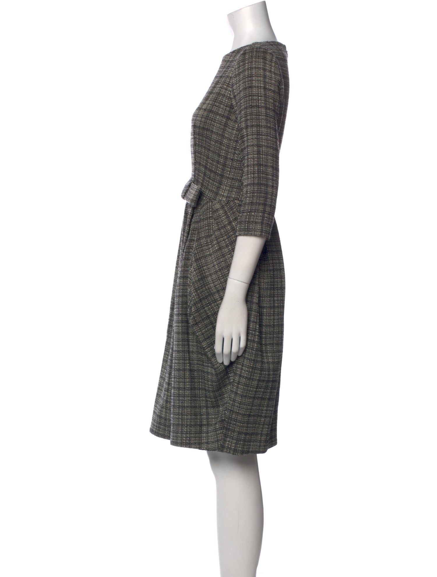 Christian Dior Wool Knee-Length Dress
