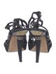 Christian Dior Suede Studded Accents Slingback Sandals