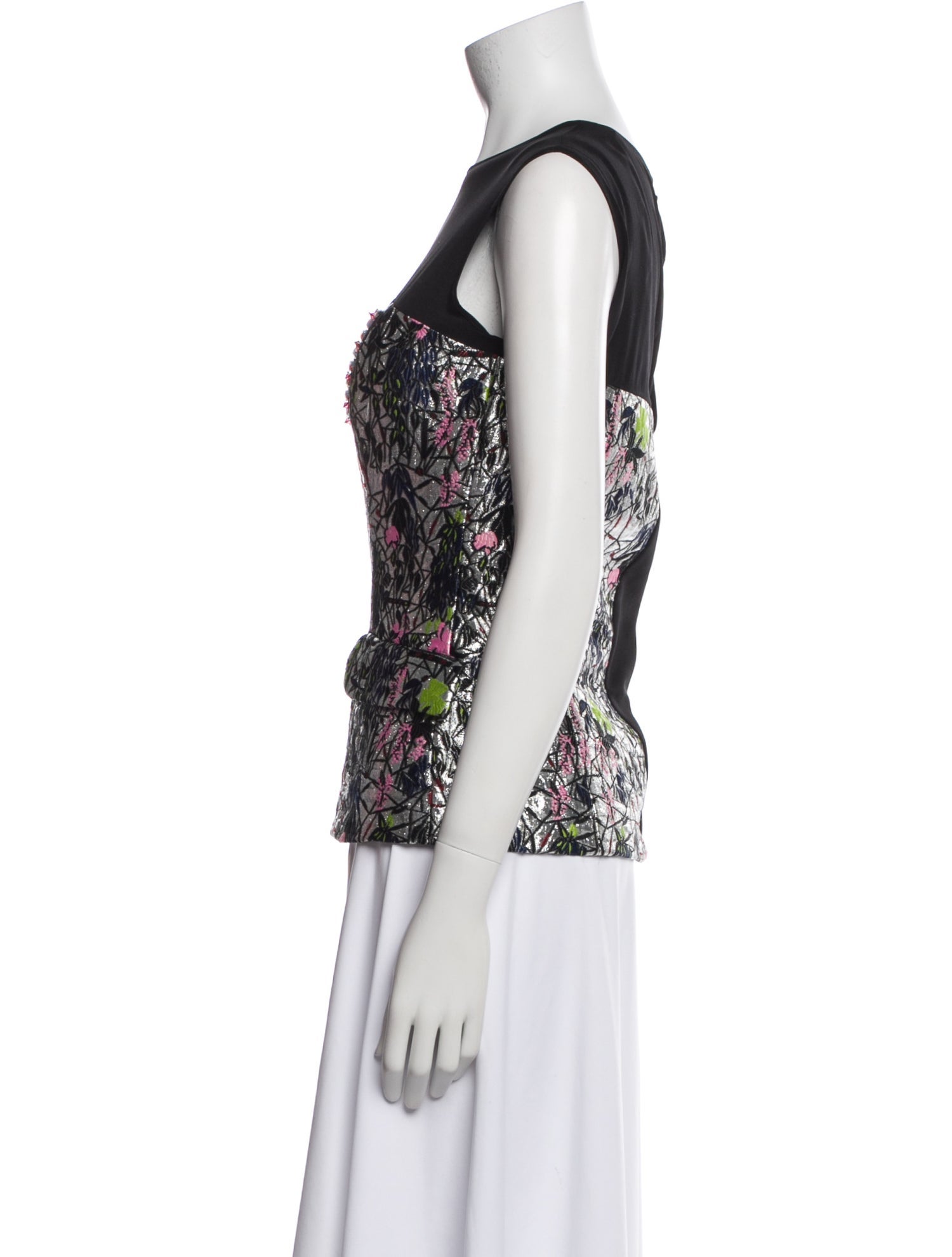 Christian Dior 2014 Floral Print Top