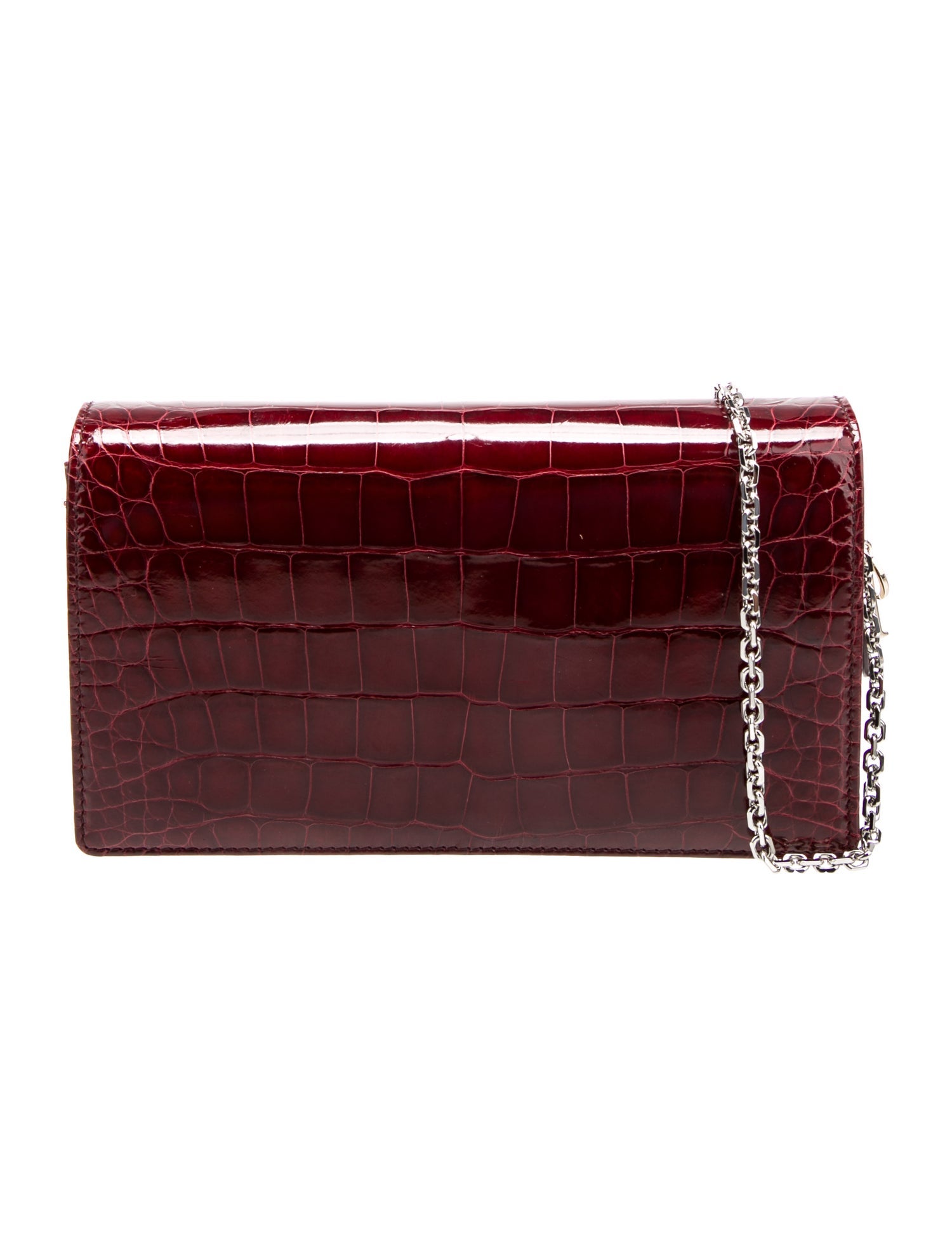 Christian Dior Embossed Leather Evening Bag