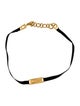Christian Dior Logo Ribbon Choker Necklace