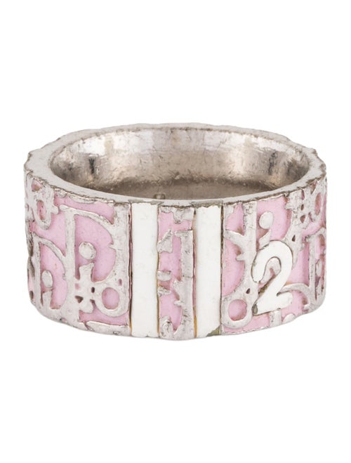 Christian Dior Enamel Trotter Band Ring