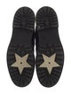 Christian Dior Leather Lasercut Accents Combat Boots