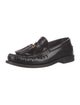 Christian Dior Leather Tassel Accents Loafers