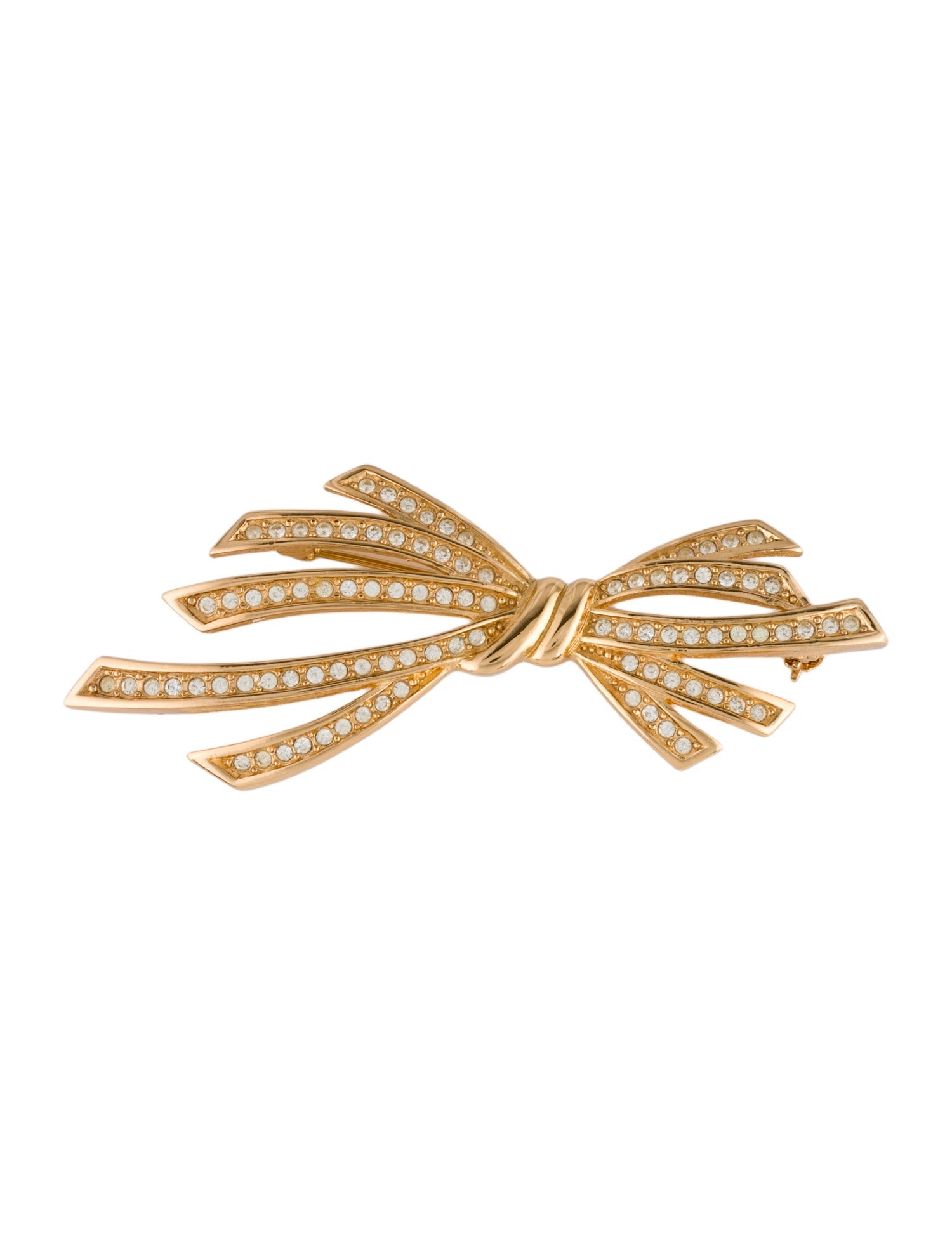 Christian Dior Crystal Vintage Pin Brooch