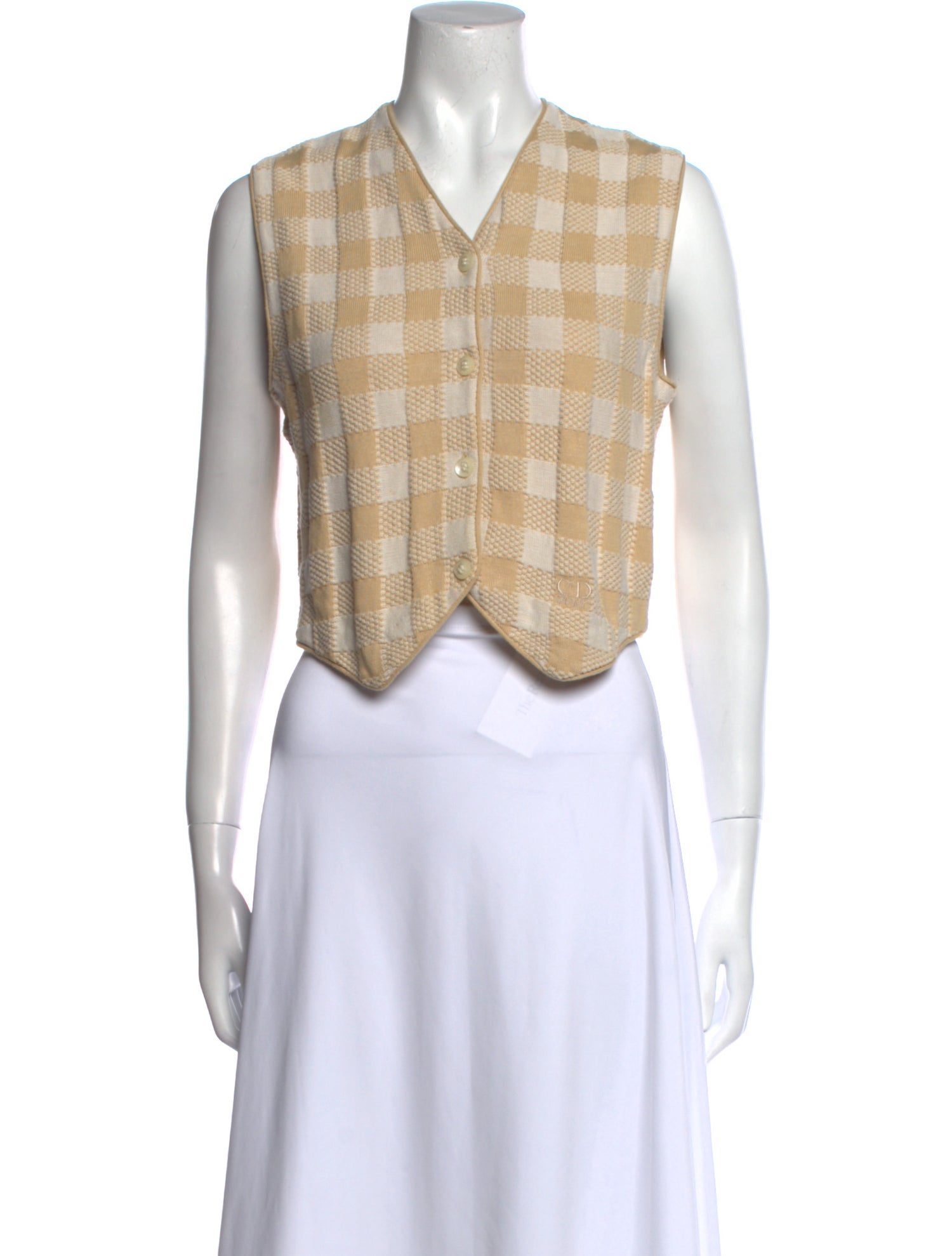 Christian Dior Vintage Sports Crop Top