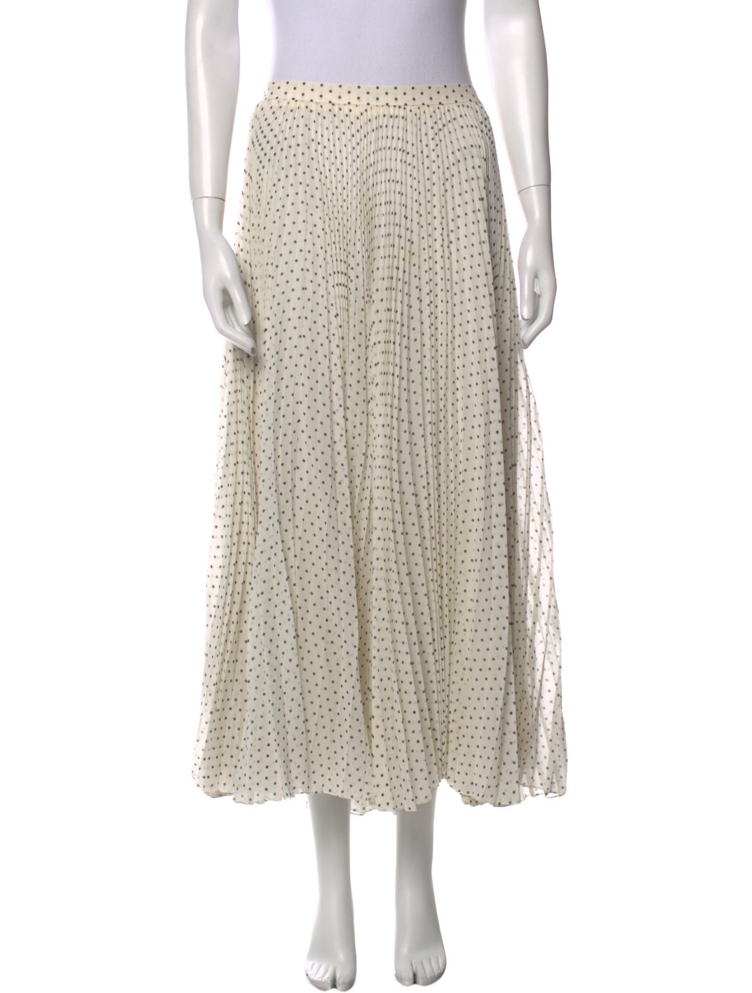 Christian Dior Silk Midi Length Skirt