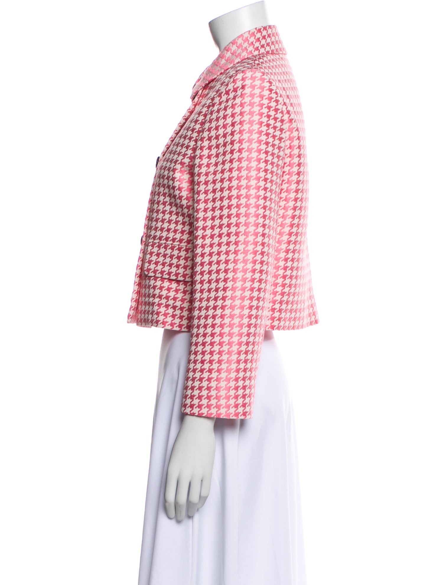Christian Dior 2022 Plaid Print Evening Jacket