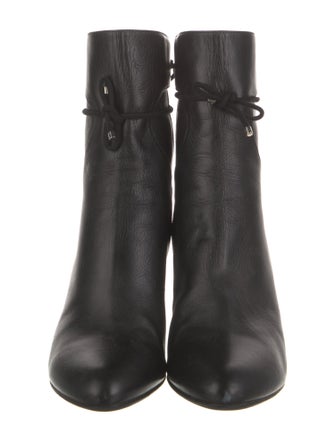 Christian Dior Leather Studded Accents Boots
