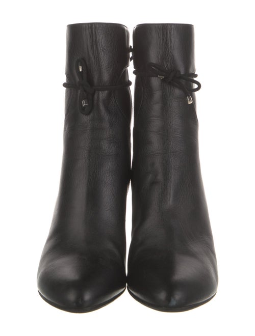 Christian Dior Leather Studded Accents Boots