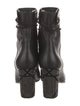 Christian Dior Leather Studded Accents Boots