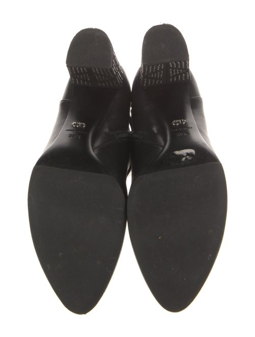 Christian Dior Leather Studded Accents Boots