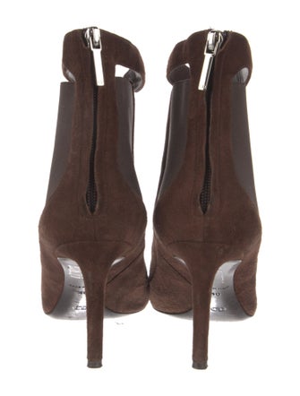 Christian Dior Suede Lace-Up Boots