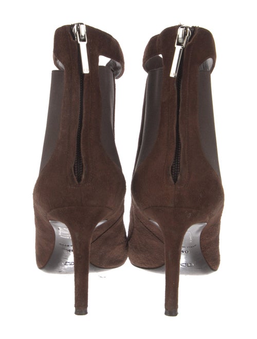 Christian Dior Suede Lace-Up Boots