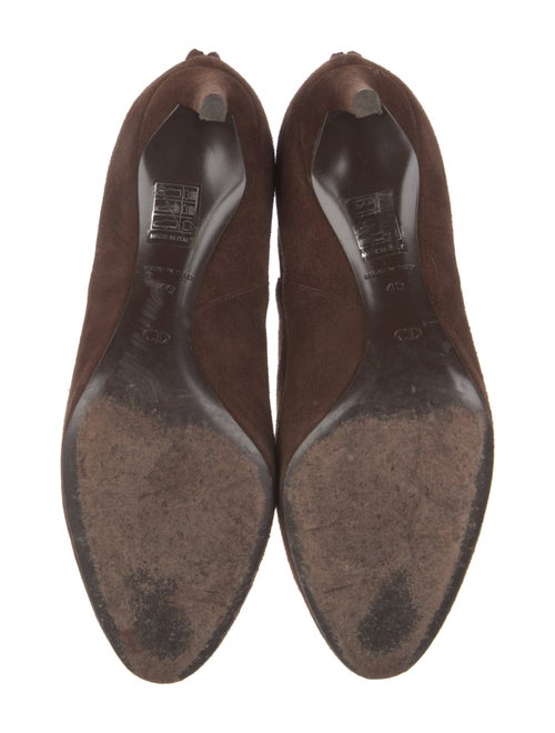 Christian Dior Suede Lace-Up Boots