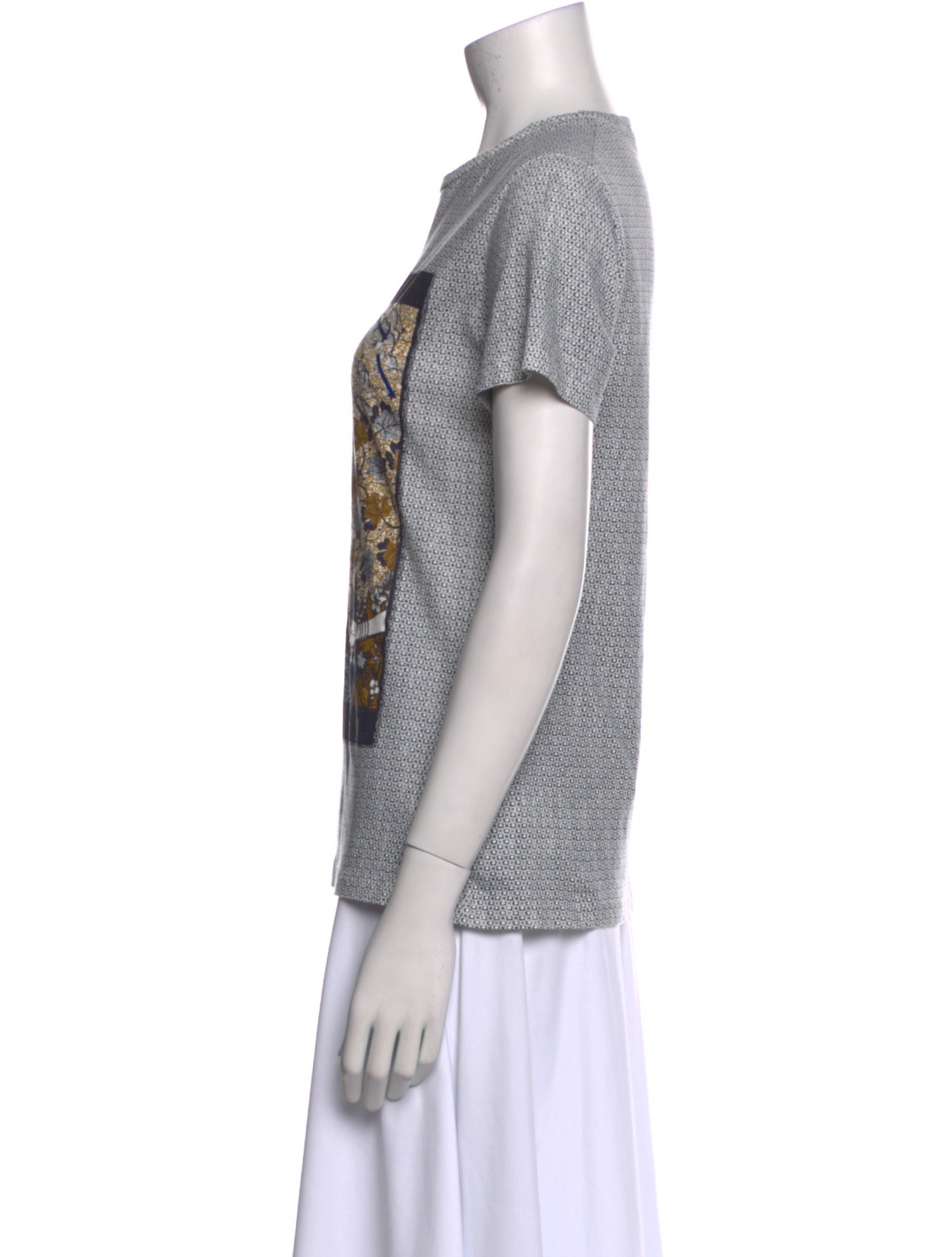 Christian Dior Graphic Print Crew Neck T-Shirt