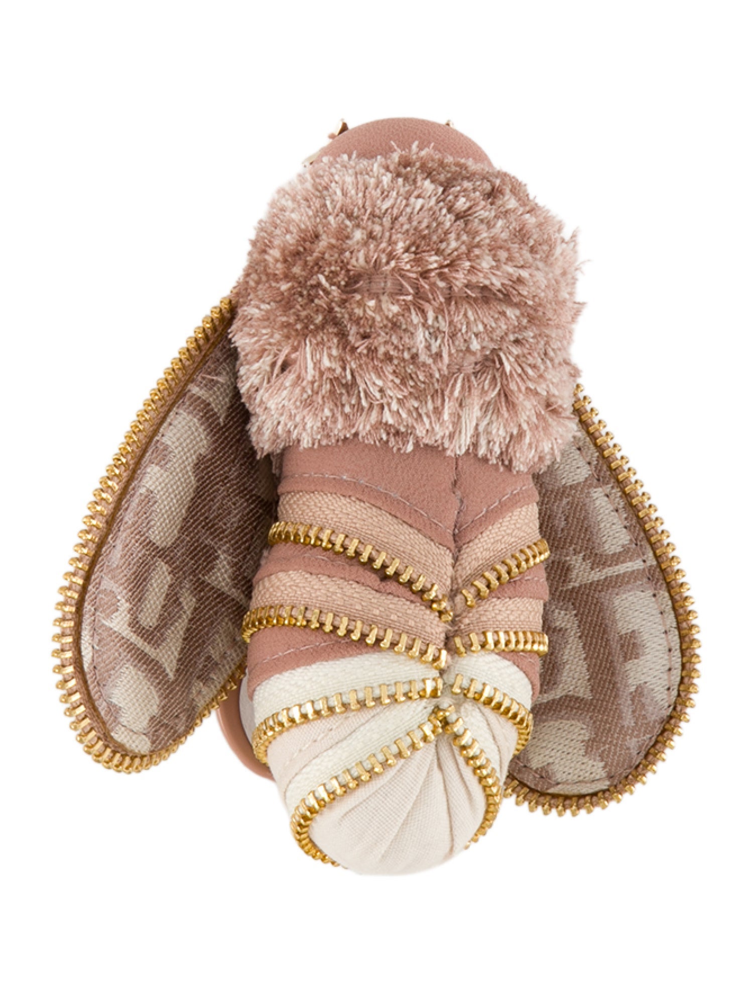 Christian Dior Pattern Print Bee Bag charm w/Tags